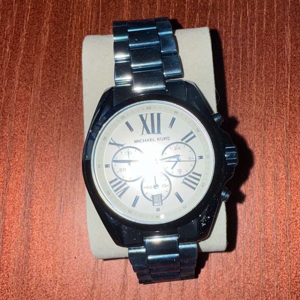 Michael Kors ladies ocean blue Chronograph Watch